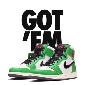 Jordan 1 Retro High- Lucky Green (W)